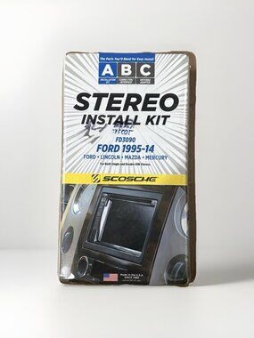 Scosche FD3090 Car Stereo Install Kit Ford Lincoln Mazda Mercury 1995 - Sealed!